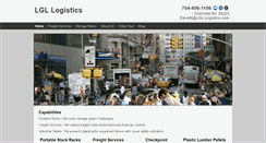 Desktop Screenshot of lgl-logistics.com